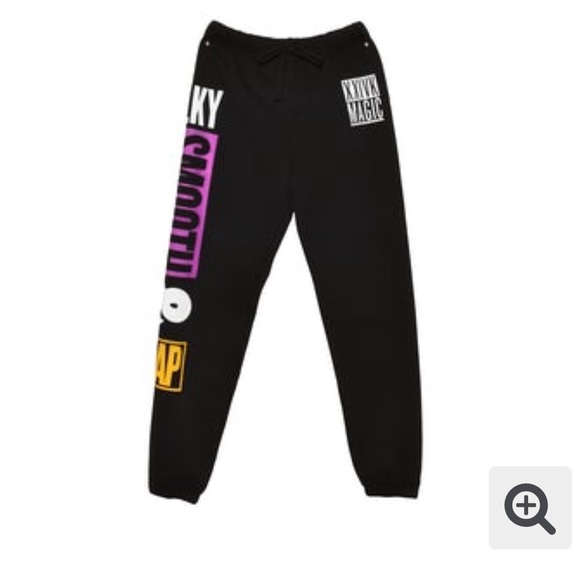 bruno mars Pants - 24 karat magic Bruno Mars sweats lyric black joggers medium tour Merch